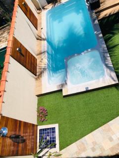 Casa de praia, piscina aquecida, cervejeira e bilhar - Bertioga - 0