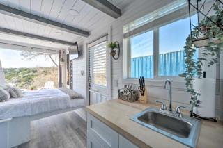 Lakefront Container Studio Patio and Fire Pit! - 3