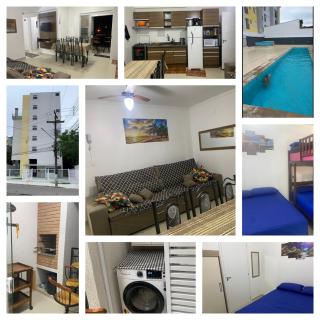 Lindo Ap - CENTRO- piscina, churrasqueira gourmet, maquina lava e seca e wifi -edifício Jathy - Ubatuba - 0