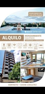 Excelente departamento, a metros del Shopping Paso del Paraná, vista al río Paraná, cochera techada privada - silencio - ideal para descansar - barrio residencial - Cámaras de seguridad 24hs - unidad Monitoreada - 8
