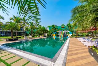 SaffronStays Palm Paradise - twin 3BR villas with pool, slides, mango plantations & outdoor games near Mumbai - 6