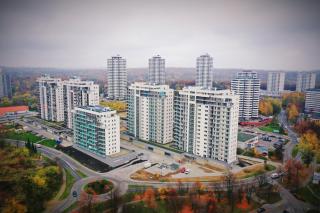 APARTAMENT W CHMURACH- 15 PIĘTRO OSIEDLE TYSIĄCLECIA- parking w hali garażowej, wielki taras z leżakami i widokiem na zachód słońca - Katowice - 8