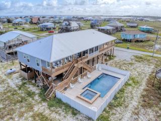 Blessed at the Beach - Gulf Side - Private heated pool - Fabulous gulf views! Bring the whole family! home - Dauphin Island - 6