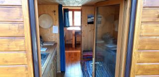 Le Petit Rias en Roulotte, 4 personnes, coin cuisine et cabinet de toilette - 7