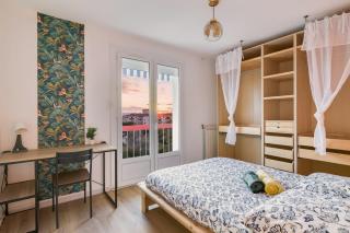 Appartement 2 chambres, dernier étage, parking gratuit dans résidence, balcon & coucher de soleil - Montpellier - 9