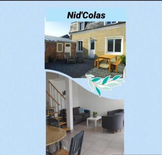 Le Nid Colas cour au sud vélos a dispo - Fécamp - 0