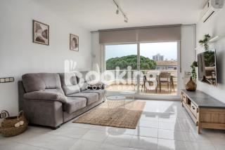 Blanco Apartament per 6 persones a 5 minuts de la Platja Gran - 0