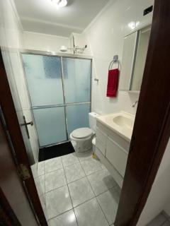 Ap Vila Guilhermina com quintal (Praia Grande) - 4