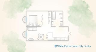 White Flat in Como City Center by Rent All Como - 3