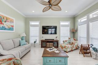4Br 3Ba - Ocean Views - Walk 2 Beach - Tiki Bar - with Creek - Crystal Beach - 4