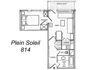 Charmant appartement 2 pièces pour 4 personnes à Méribel avec Wi-Fi gratuit - FR-1-182-23 - Méribel - 3