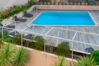 C1 Clemenceau Pool Balcony Bath AC 2mins walk to sand beach - Cannes - 3