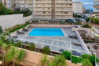 C1 Clemenceau Pool Balcony Bath AC 2mins walk to sand beach - Cannes - 7