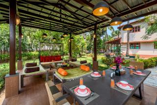 Saffronstays Casa Del Palms, Alibaug - luxury pool villa with chic interiors, alfresco dining and island bar - Alibaug - 6