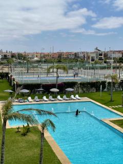 Bel appartement pied sur mer vue imprenable sur piscine et jardins - Sidi Rahal - 8
