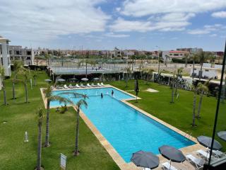 Bel appartement pied sur mer vue imprenable sur piscine et jardins - Sidi Rahal - 0