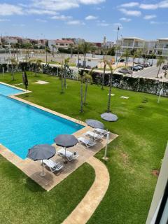Bel appartement pied sur mer vue imprenable sur piscine et jardins - Sidi Rahal - 7