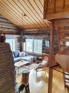 Kelokuura Ruka, Cozy Finnish Log Cabin near the Slopes - 8