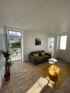 Appartement rénové dans villa d'exception face à la mer - Saint-Michel-Chef-Chef - 5