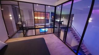 loft d architecte spa sauna billard 12 places ultra contemporain - Ferrière-la-Grande - 3