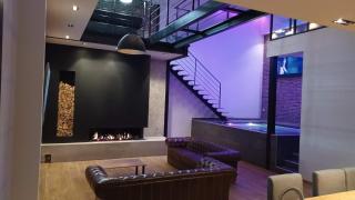loft d architecte spa sauna billard 12 places ultra contemporain - Ferrière-la-Grande - 8