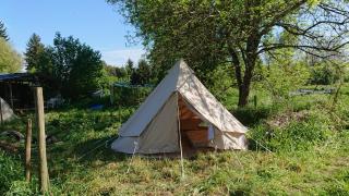 Tente en permaculture pirate - Creysse - 0