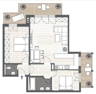Landhaus Bergidyll - Ferienwohnung Kapellenblick - Bolsterlang - 5