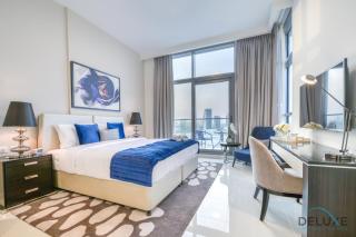Sunlit Studio at Golf Promenade 2A DAMAC Hills By Deluxe Holiday Homes - Dubai - 0