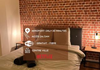 BEAU T3 STYLE INDUSTRIEL N20 ORLY PARIS WIFI Underground Industry - La Ville-du-Bois - 0