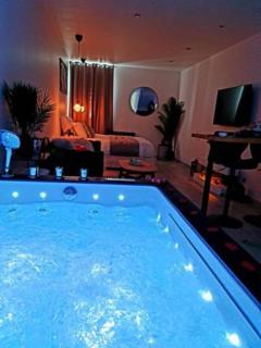 Superbe appartement privé avec jacuzzi - Saint Etienne - 8