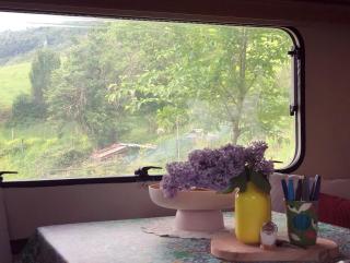 Gîte Aurinko : caravane avec bain nordique - Roquefort-les-Cascades - 6