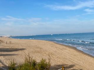 Ático con terraza y vistas al mar - Playa tranquila - Oliva - 7