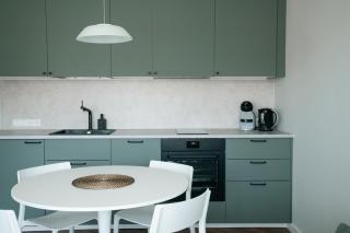 Grey Green Cozy Apartment - Birštonas - 9