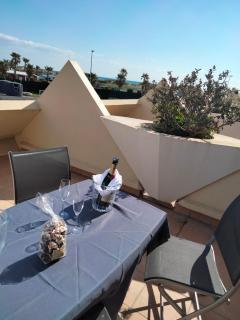 Naturisme appartement heliopolis face à la plage avec vue mer - Cap d'Agde - 6