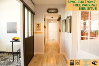 #LIndustrioChampetre Free Parking, Bien Situé, Spacieux, Proche Clinique - Rouen - 8