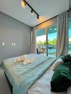 Flat Térreo,Frente Piscinas, Nascente, Maravilhoso. - 1