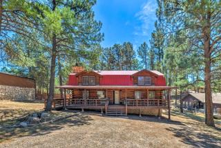 Rustic Ruidoso Log Cabin with Hot Tub and Deck! - Ruidoso - 9
