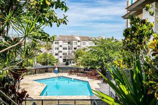 Apto com sacada e churrasq 260m Praia Brava COI302 - Florianópolis - 0