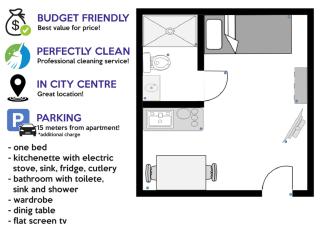 Budget Apartment LeLo Centar2 - Osijek - 4