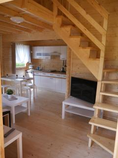 Domek letniskowy drewniany nad Jeziorem Strzeszowskim nowy - Strzeszów - 6
