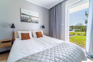 Marina Blue - super widok z własnego ogródka na jezioro, parking, Netflix i Max - Iława - 8
