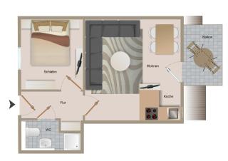 Haus Treibholz Apartment 10 - 1