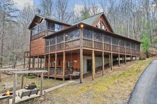 Relaxing Cabin near Bear Claw Vineyard, Hot Tub, Game Room, Pet Friendly, sleeps10 - Blue Ridge - 0