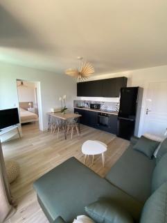Ajaccio magnifique T2 40m2 centre ville vue mer au bord de la plage neuf 5 personnes Clim wifi balcon parking privé fermé - Ajaccio - 2