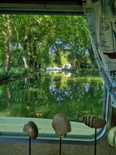 Penichette habitable max 4-5 pers terrasse vue sur l'eau ST JEAN DE LOSNE - 6