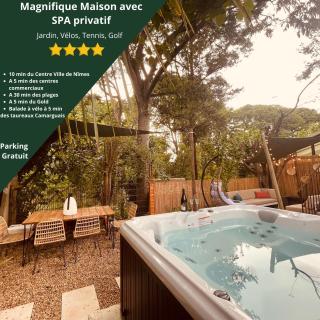 Maison dans les Arbres, SPA, Tennis, Parking - Nîmes - 0