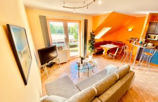 Sonnige Maisonette-Wohnung mit Blick auf die Bucht - Dziwnów - 9