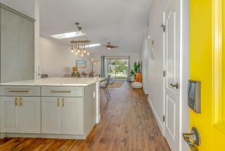 Dog Friendly Home wPrivate Fenced Yard, Garage & Fire Pit STEPS to the Beach! - New Smyrna Beach - 3