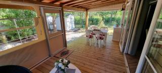 Mobile home avec terrasse et piscine. - Hourtin - 9