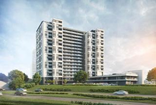 Trendy Modern Tower Apartment with Private Parking Space - Gdynia - 9